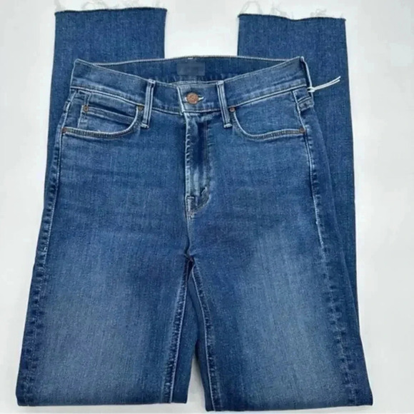 MOTHER the mid rise dazzler ankle fray jeans in this time next year B1131 - Picture 2 of 5